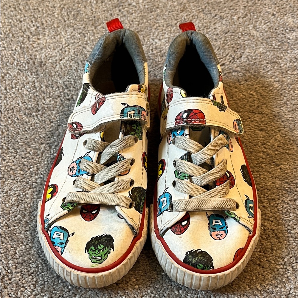 Kids Marvel Superhero Print Shoes